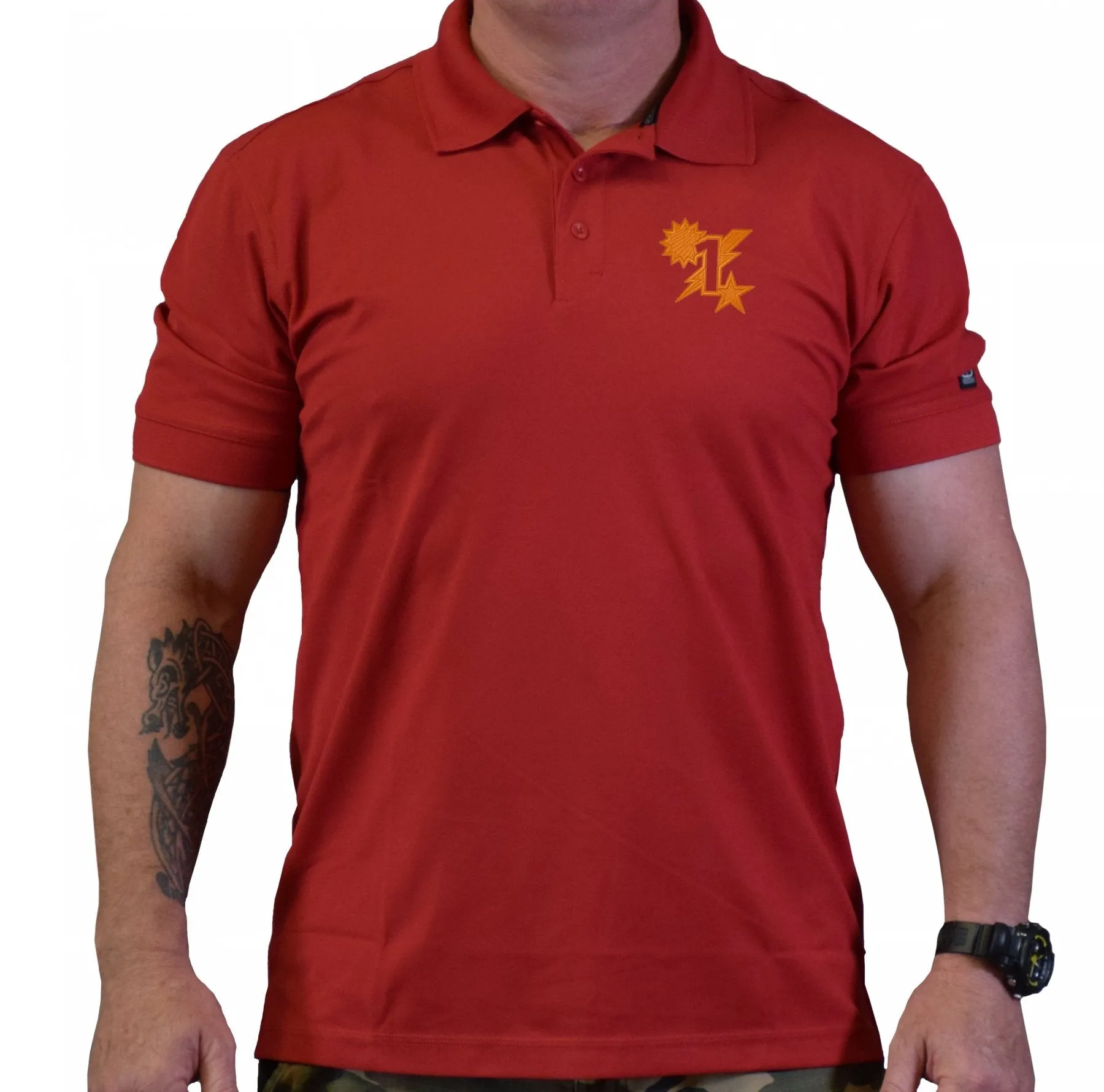 1st Batt Star Sun Bolt Polo