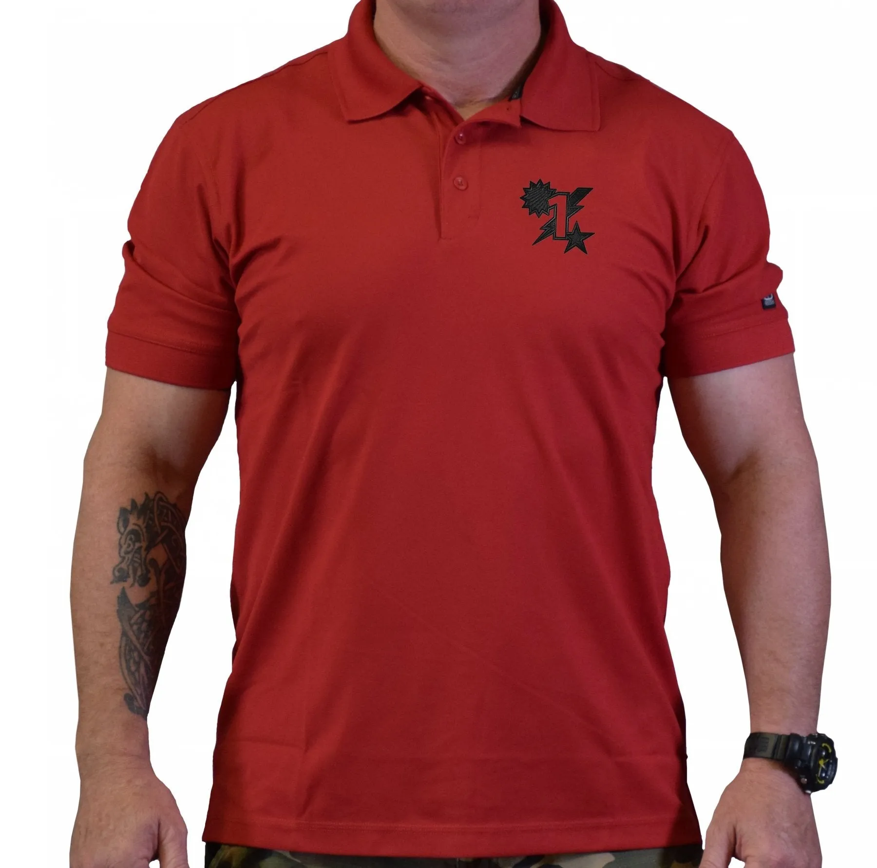 1st Batt Star Sun Bolt Polo