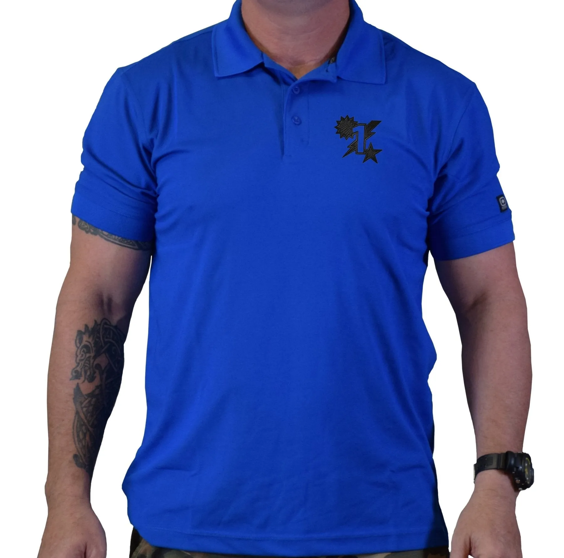 1st Batt Star Sun Bolt Polo