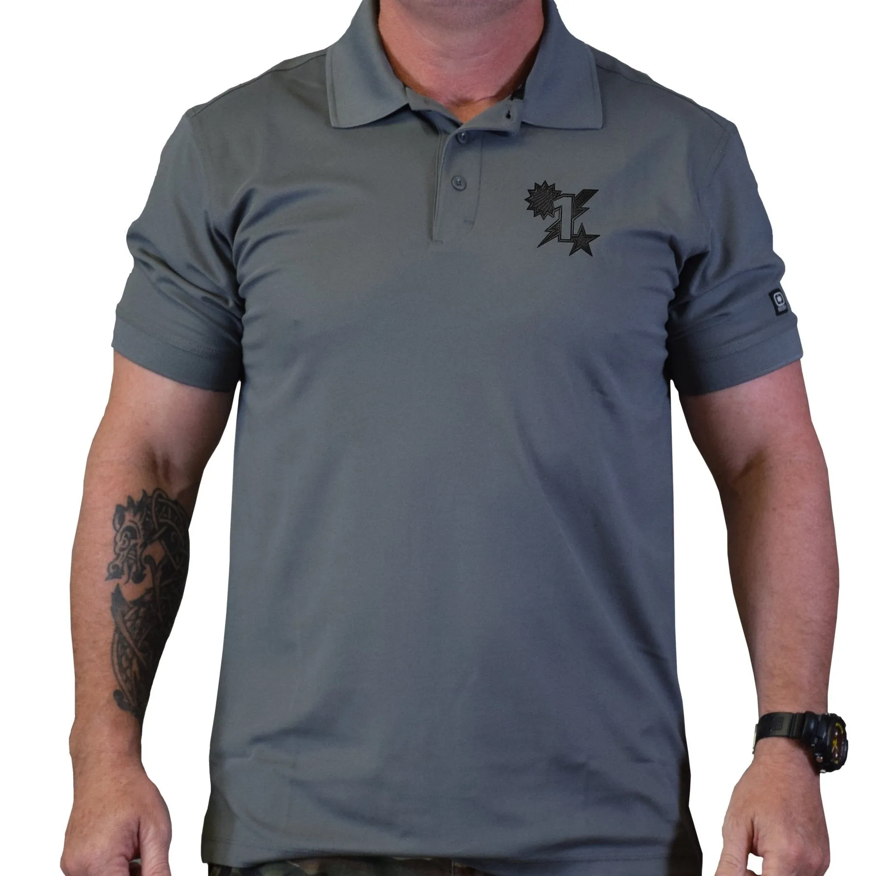 1st Batt Star Sun Bolt Polo