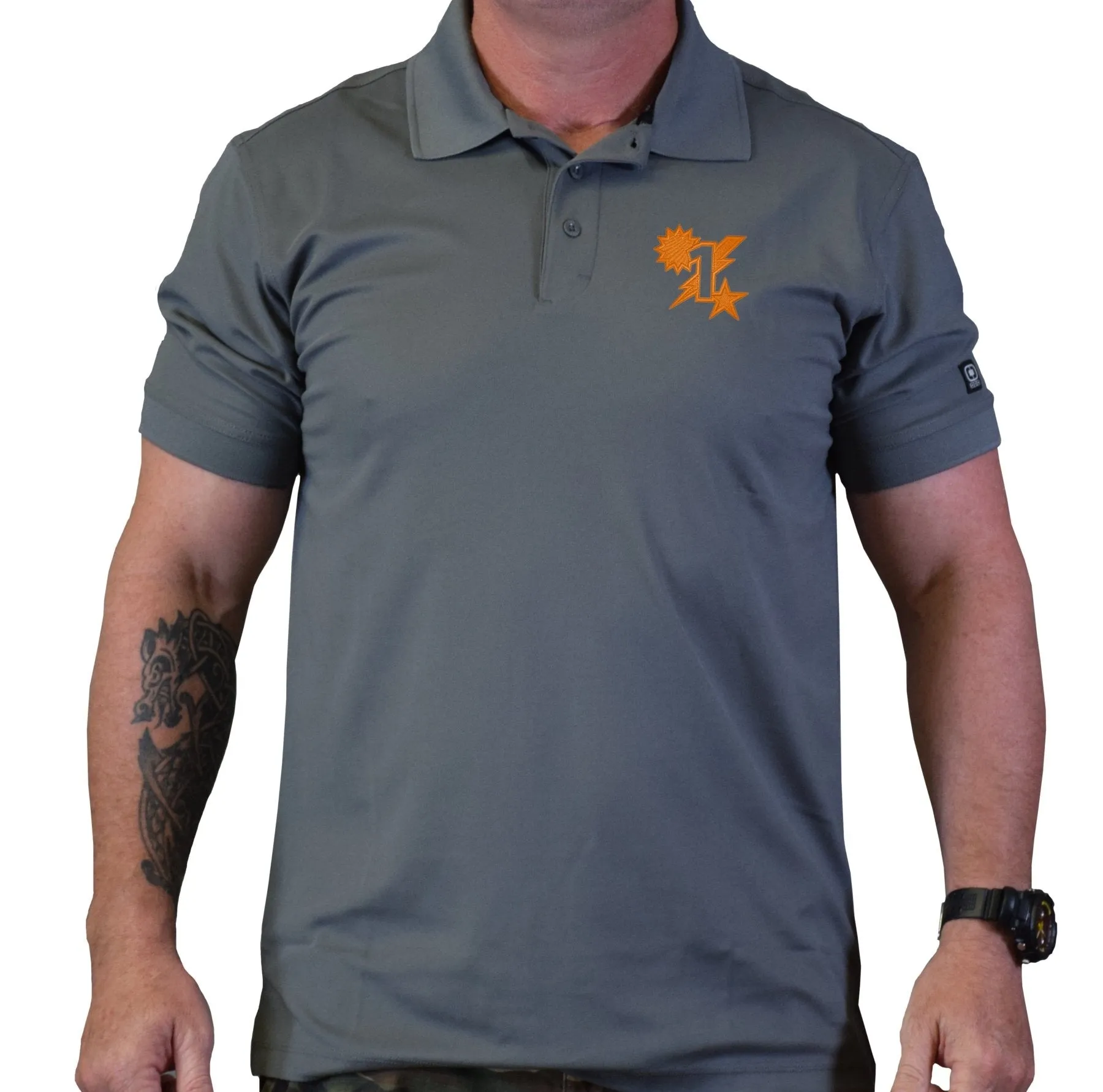 1st Batt Star Sun Bolt Polo