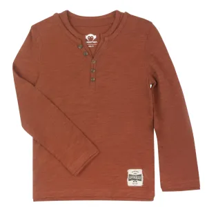 Appaman - Camden Long Sleeve Henley in Spice