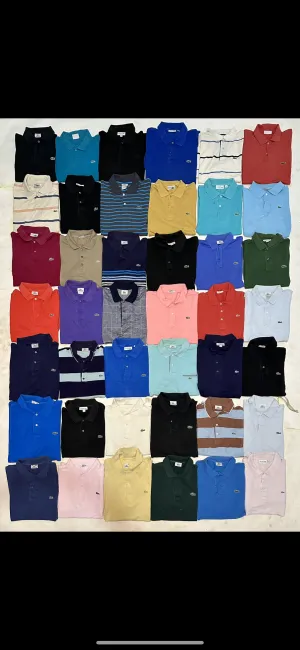 Authentic lacoste polos 42 piece