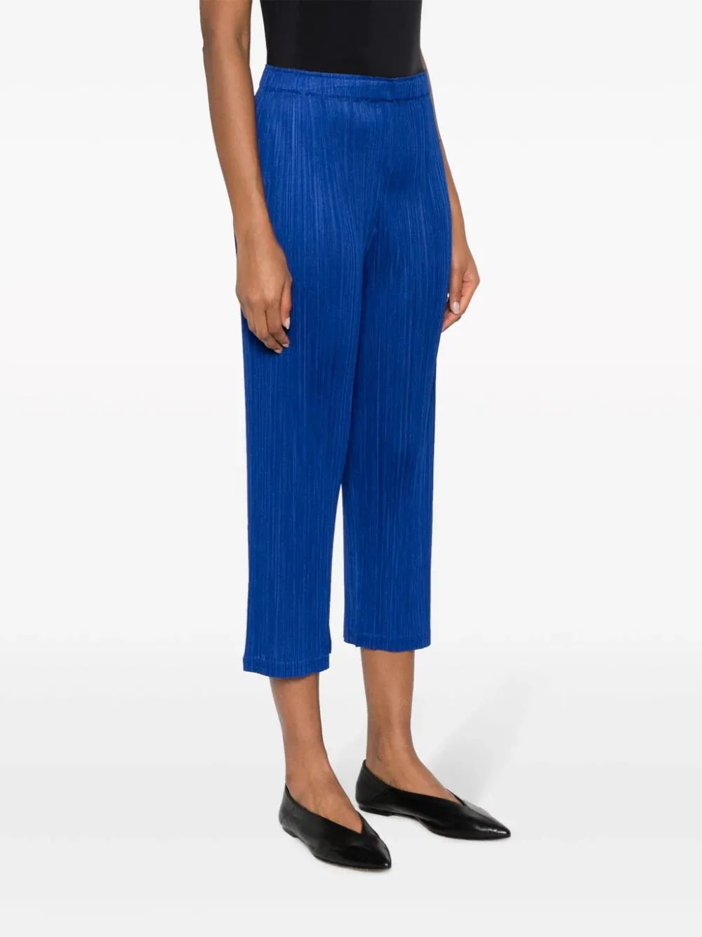 AW23 Pleated Straight Pants - Deep Blue