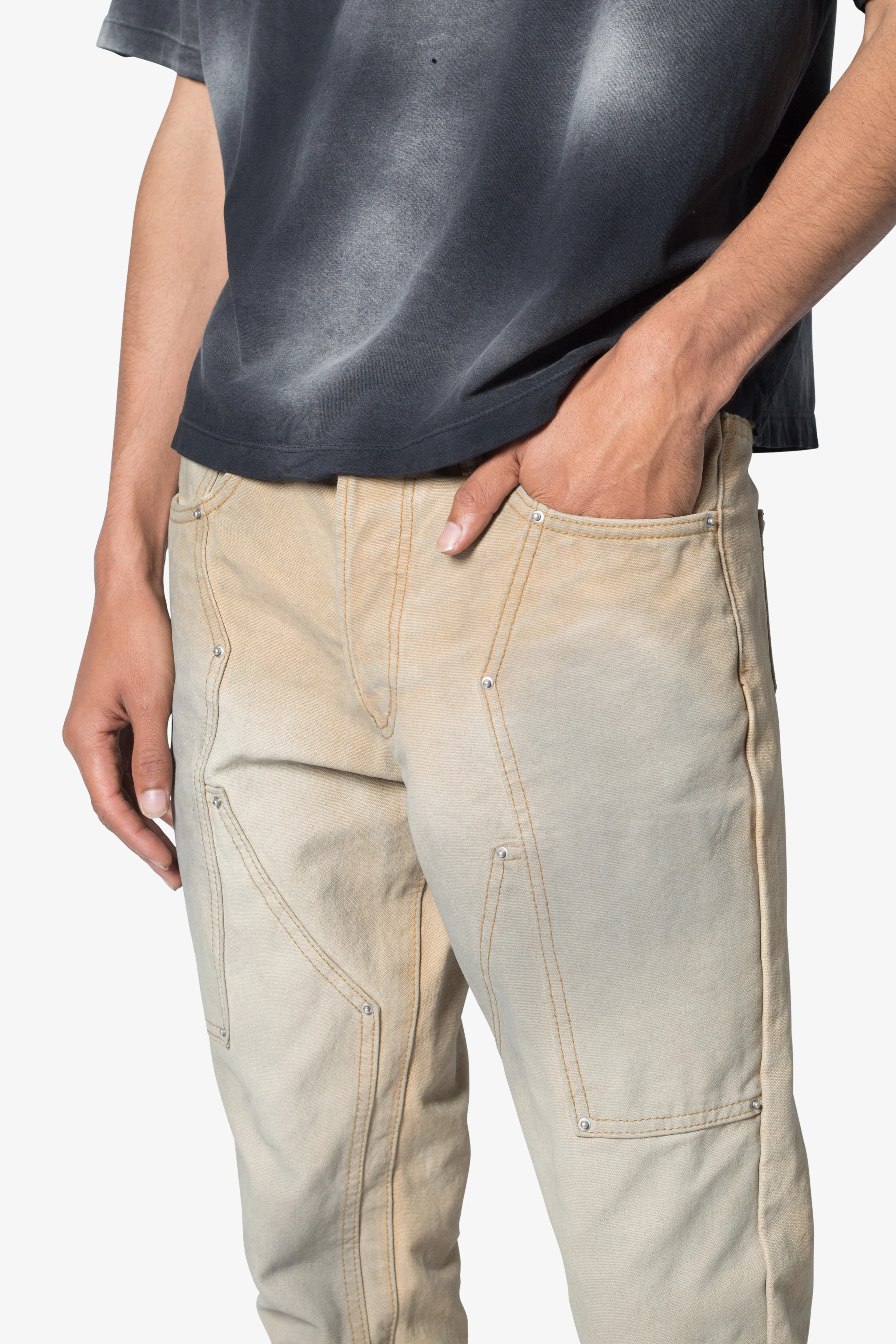 B644 Flare Burnt Cowboy Denim - Black/Brown