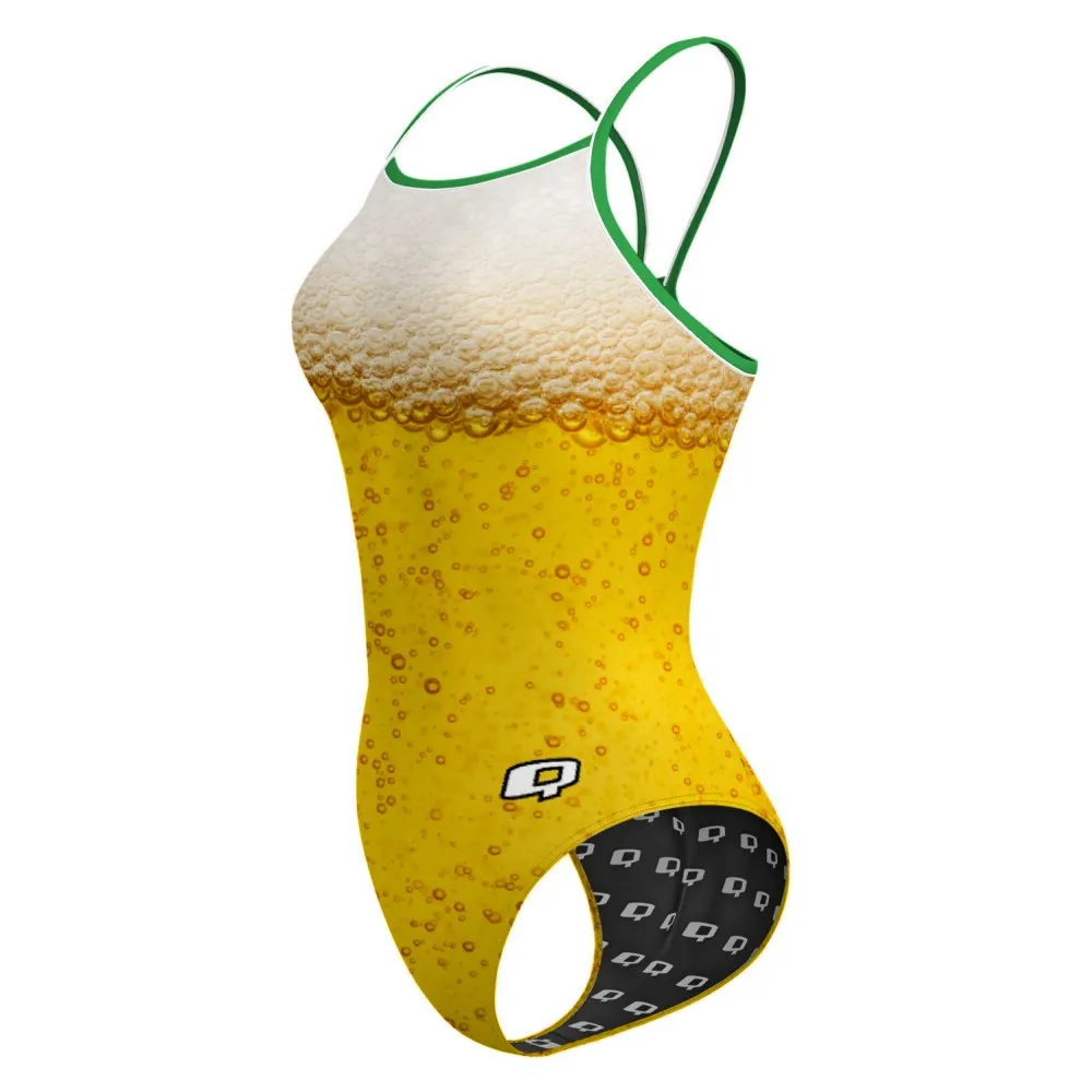 Beer with me Skinny Strap Swimsuit