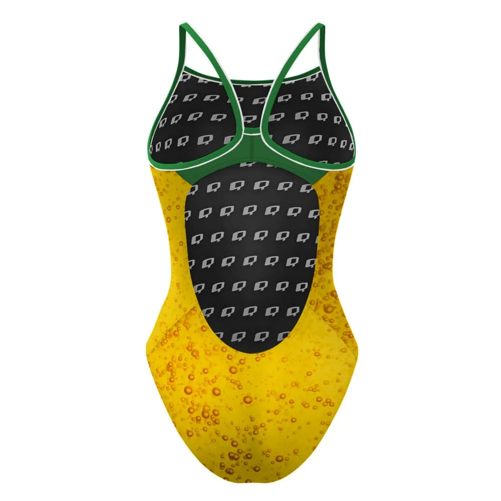 Beer with me Skinny Strap Swimsuit