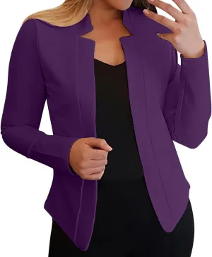 Blazers for Women Business Casual Fashion Fall Long Sleeve Petite Blazer Dressy Work Suit Jackets Office Attire