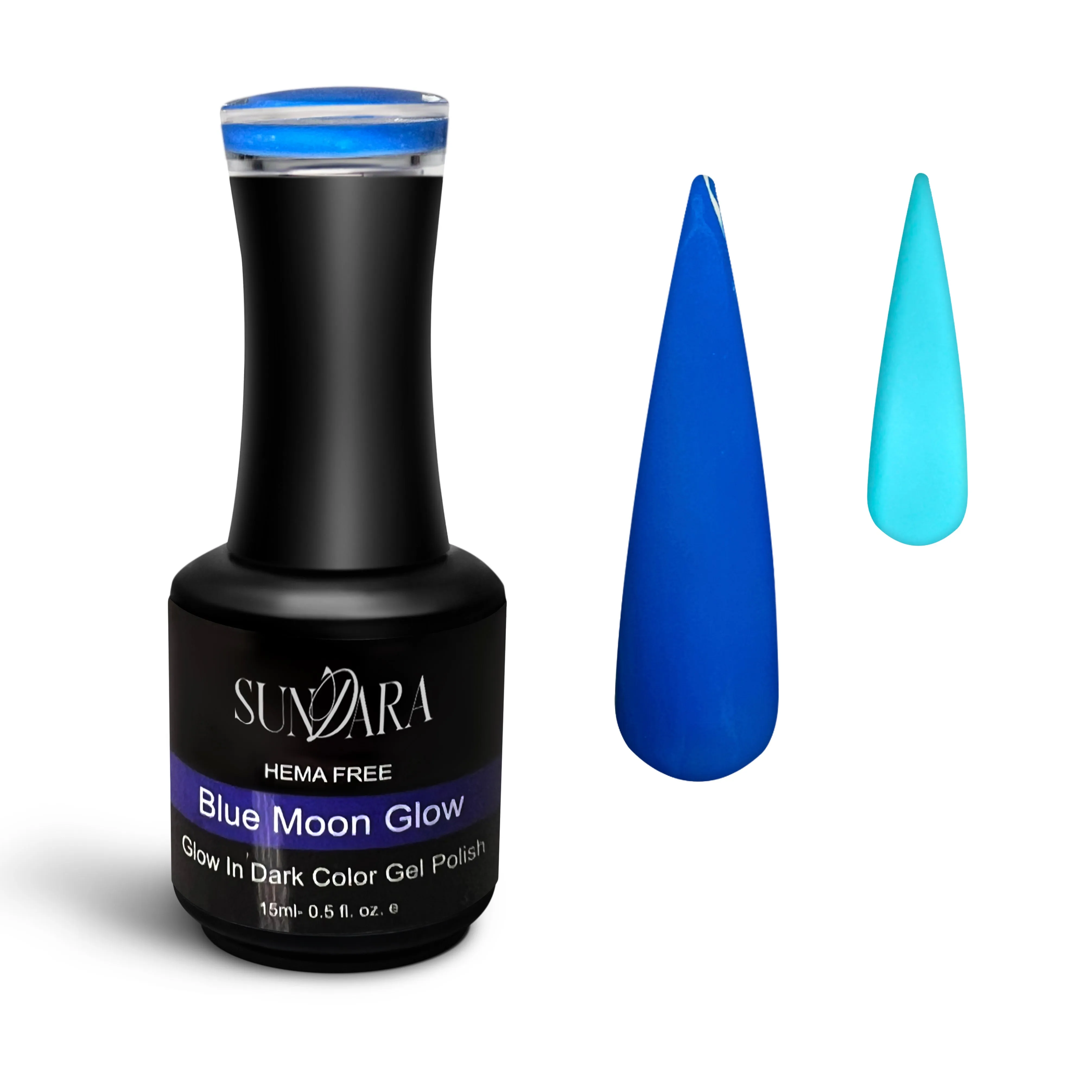 Blue Moon Glow- Glow Gel Polish