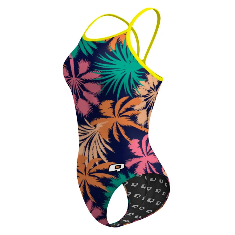 Blue Palms Skinny Strap Swimsuit