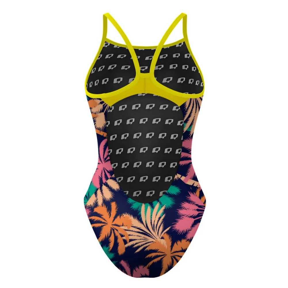 Blue Palms Skinny Strap Swimsuit