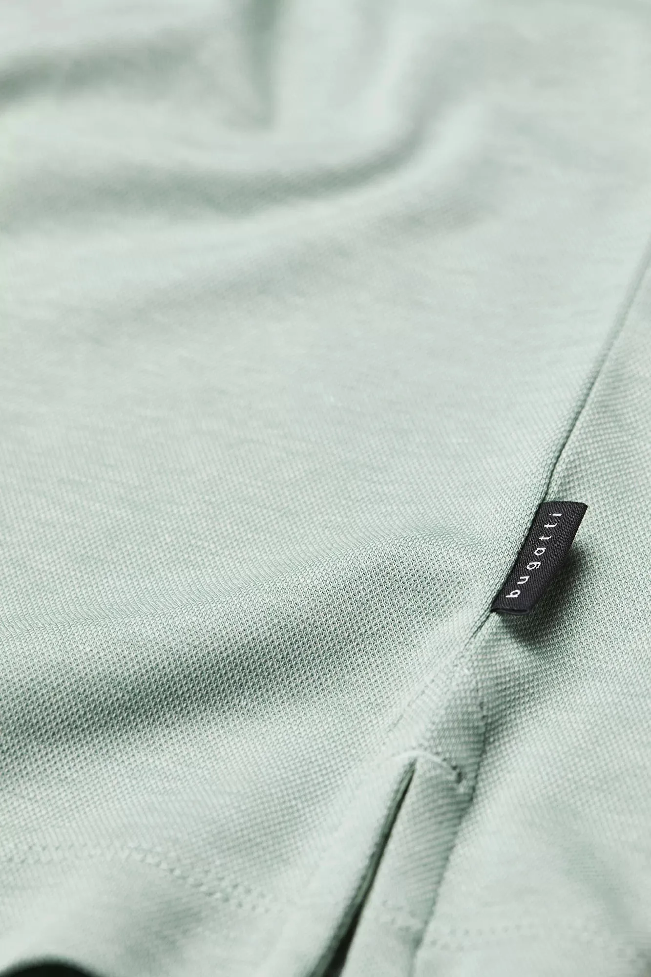 Bugatti - Polo shirt with contrasting stripes, Mint