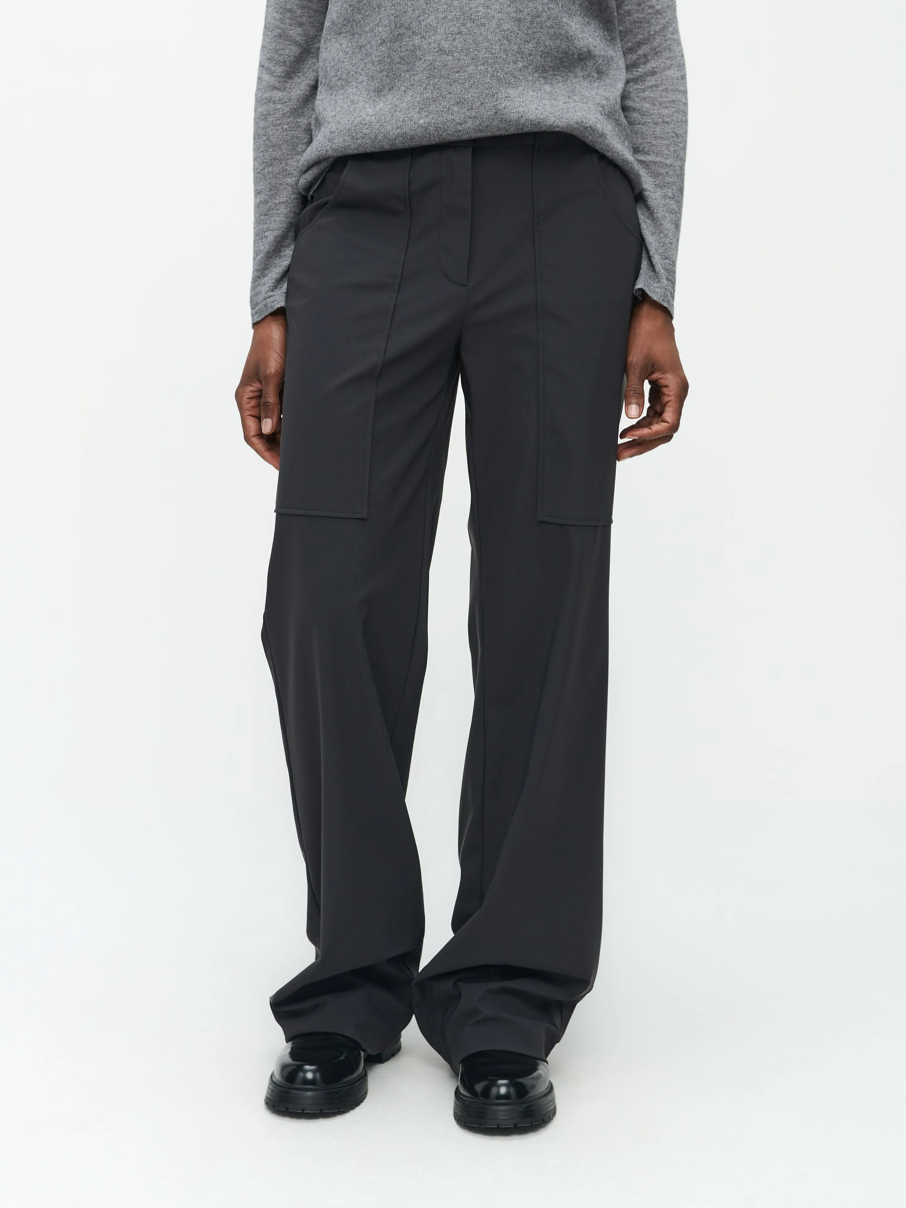 Cady Pants Technical Jersey | Dark Grey