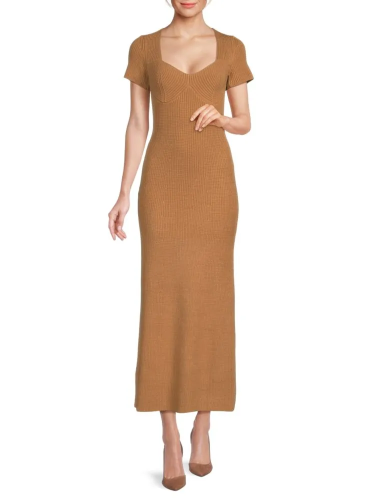 Camden Staud Sheath Maxi Dress in Camel