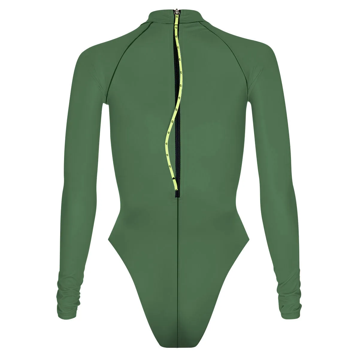 Camo Green - Surf Swimming Suit Cheeky Cut