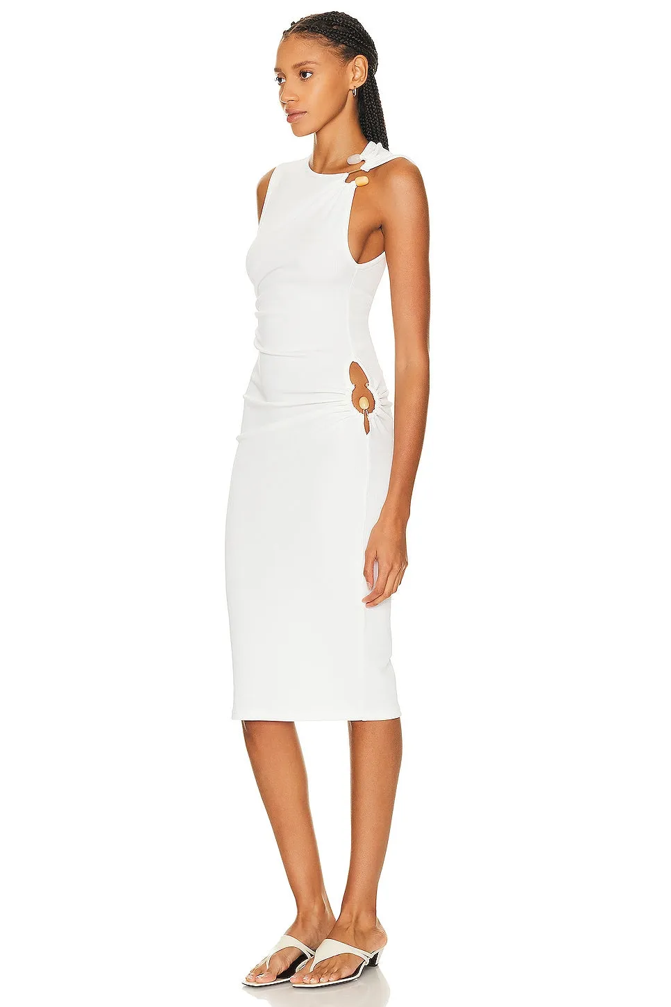 Christopher Esber Callisto Trinity Tank dress, white
