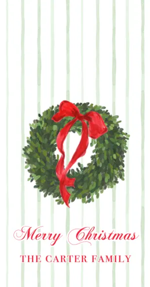 Classic Boxwood Stripe
