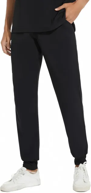 COZYFIT Scrub Pants for Men - Slim Jogger Pants with 5 Pockets, Yoga Waistband, Anti-Wrinkle Scrubs for Men
