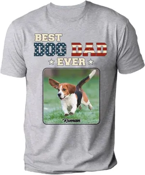 Custom Dog Dad T-Shirt, Personalized Dog Papa Shirt, Gift for Dad, Papa, Dog Lover, Fathers Day, Birthday, Christmas