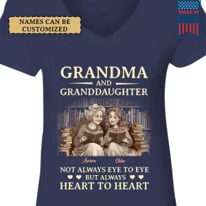 Custom Grandma and Granddaughter Book Lovers Gift TSVB2032
