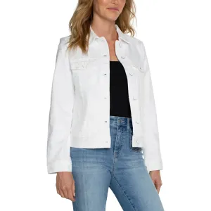 Eco Jean Jacket with Floral Embroidery