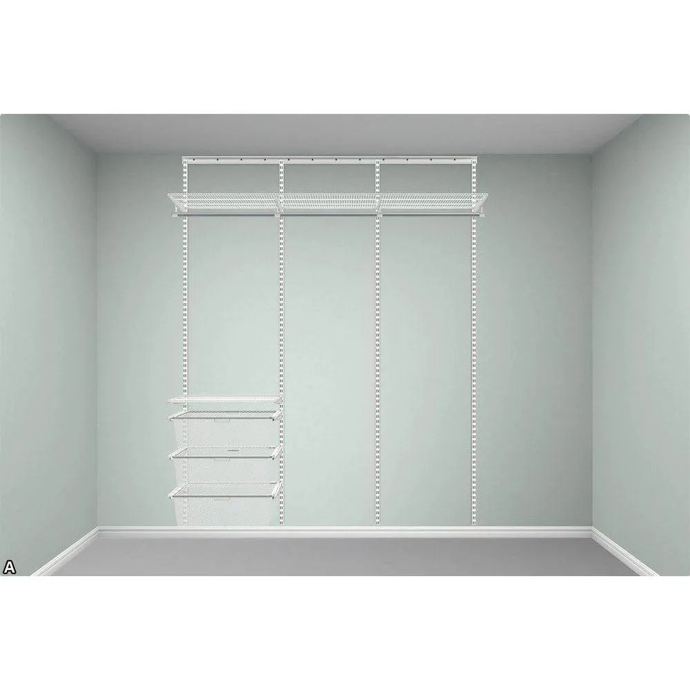 Elfa Hang Out Wardrobe Storage Solution White