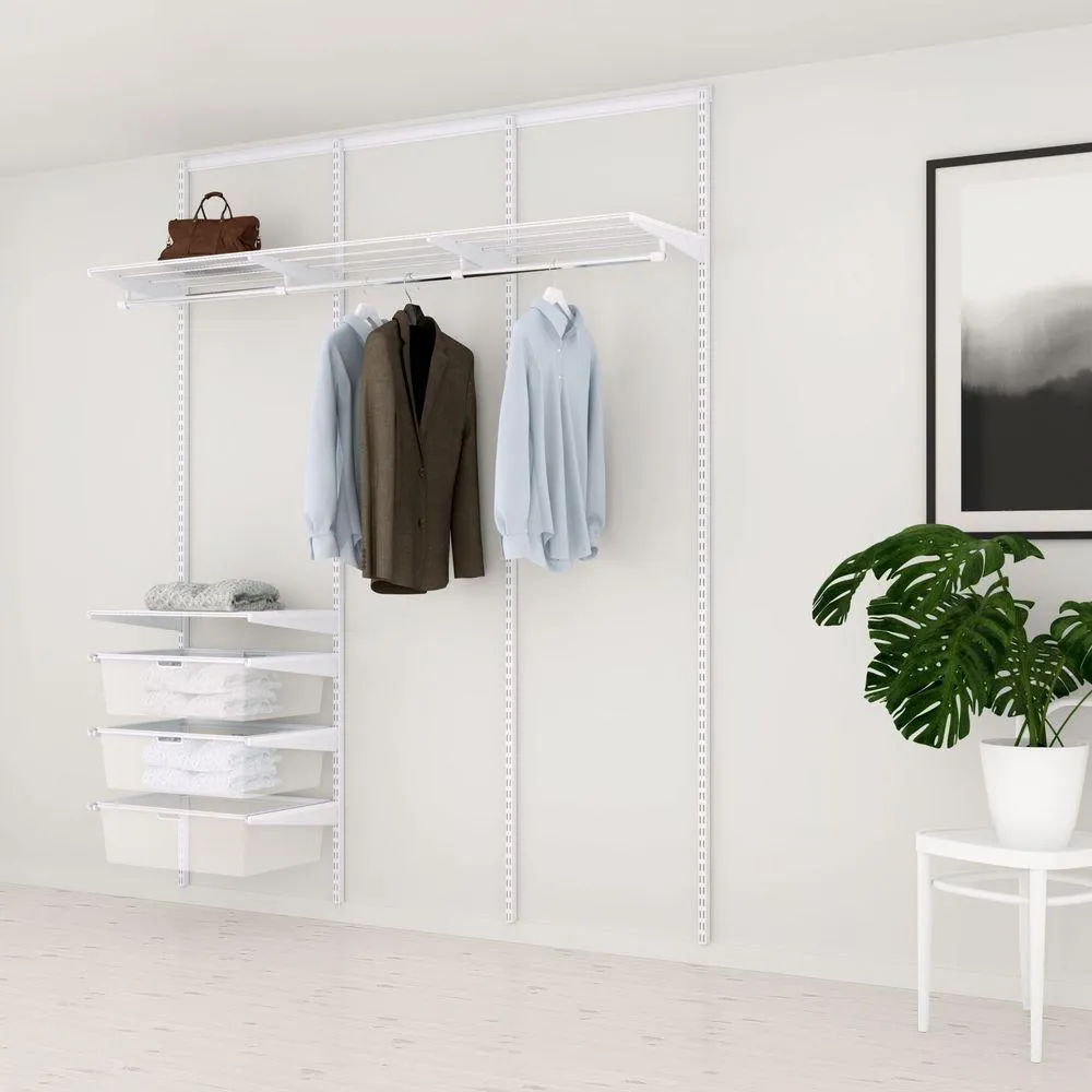 Elfa Hang Out Wardrobe Storage Solution White