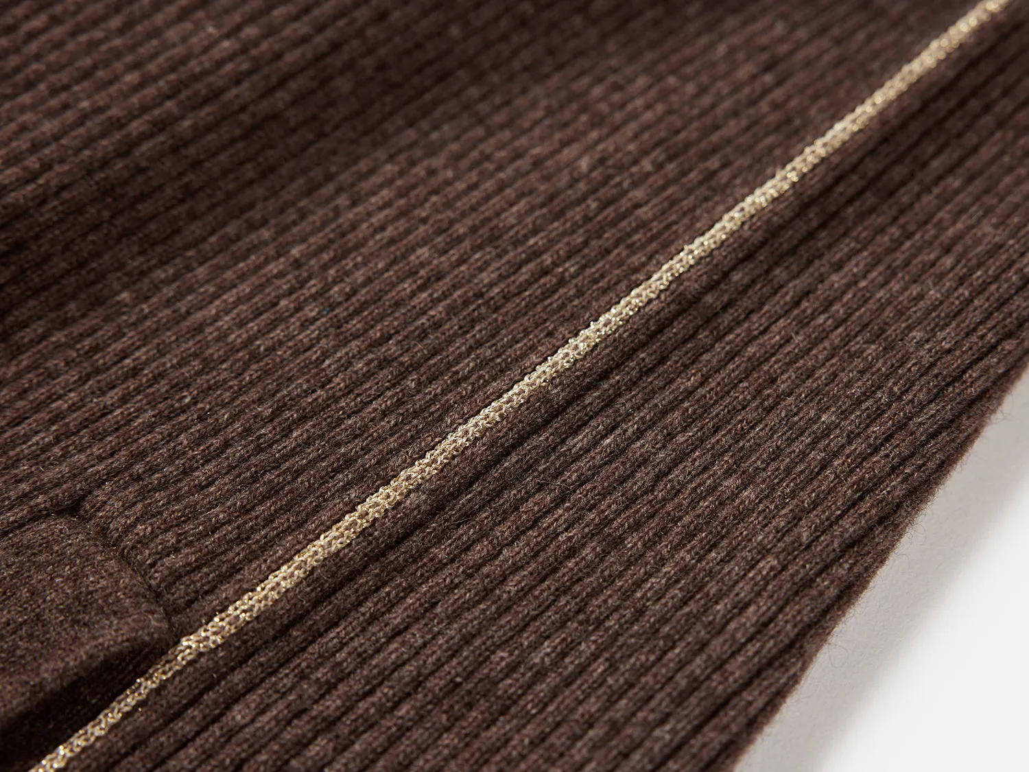 EP YAYING Bootcut Slit-hem Knit Pants
