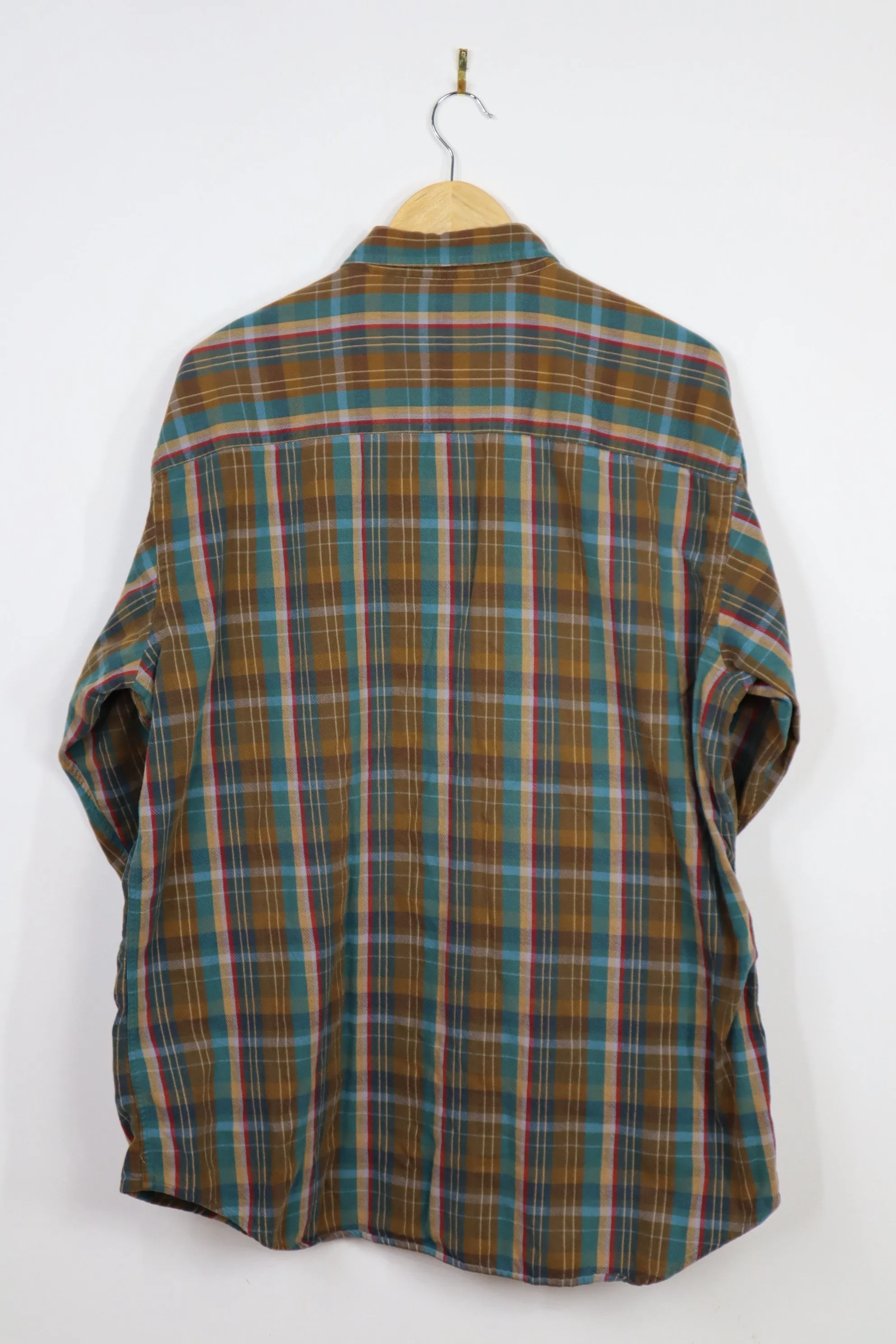 Flannel Button-Down Shirt #8