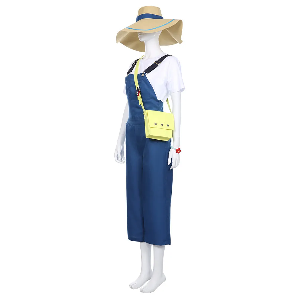Heroes: Rising Katsuma T-shirt Dungarees Jumpsuits Set Cosplay Costume