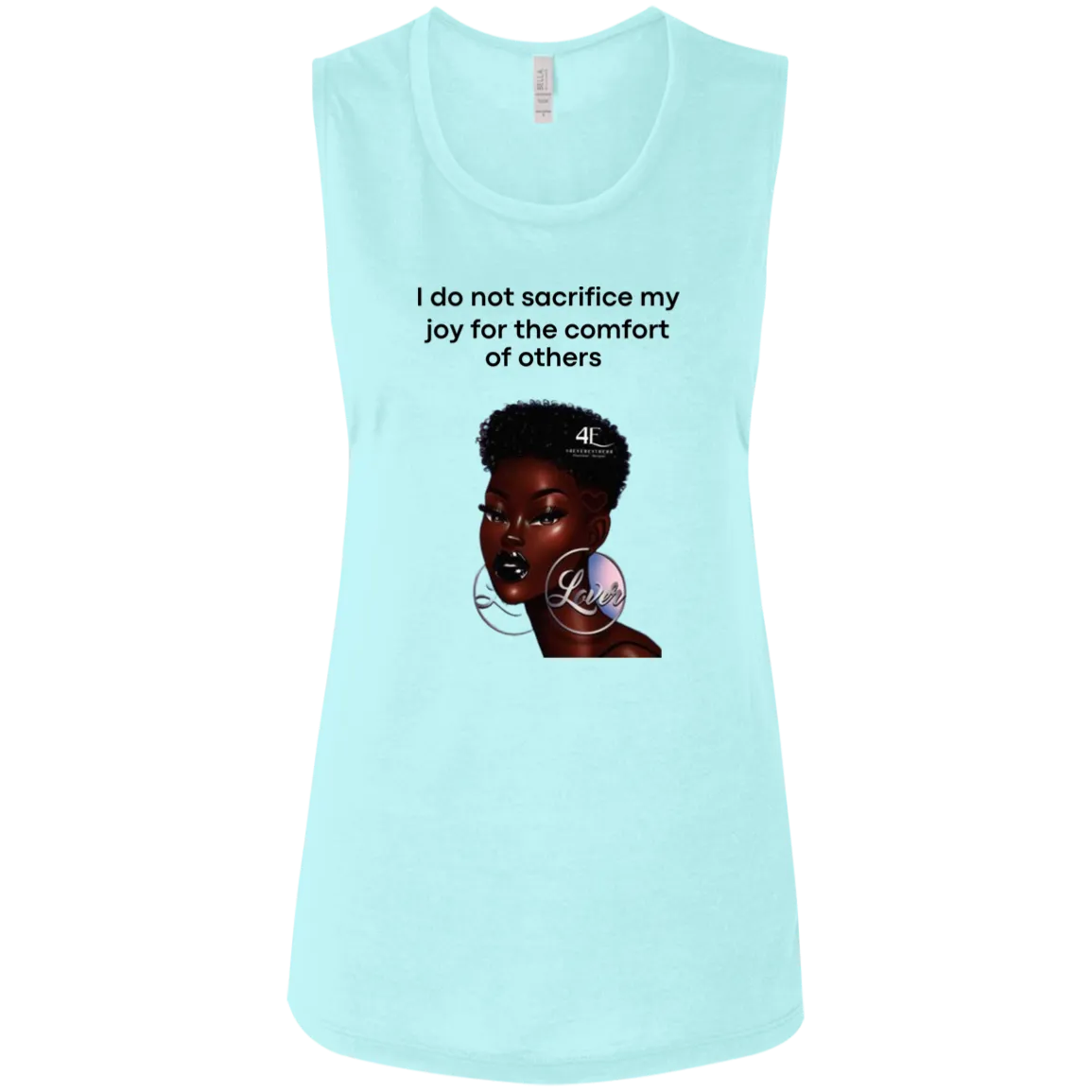 I Do Not Sacrifice My Joy Ladies' Flowy Muscle Tank