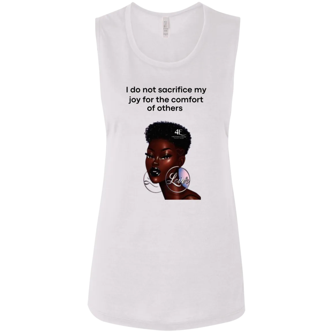 I Do Not Sacrifice My Joy Ladies' Flowy Muscle Tank