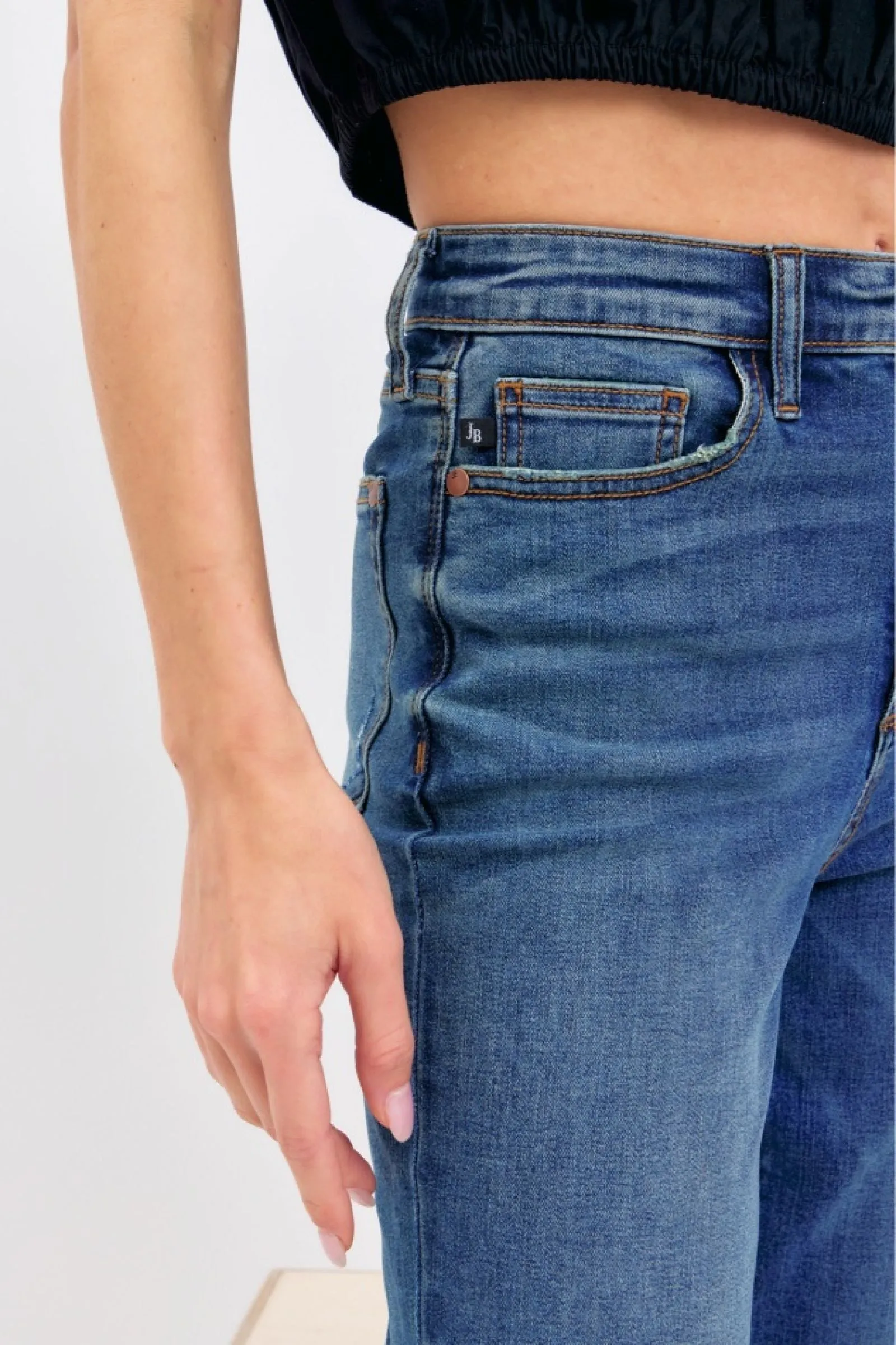 Judy Blue High Waist Straight Denim 8601