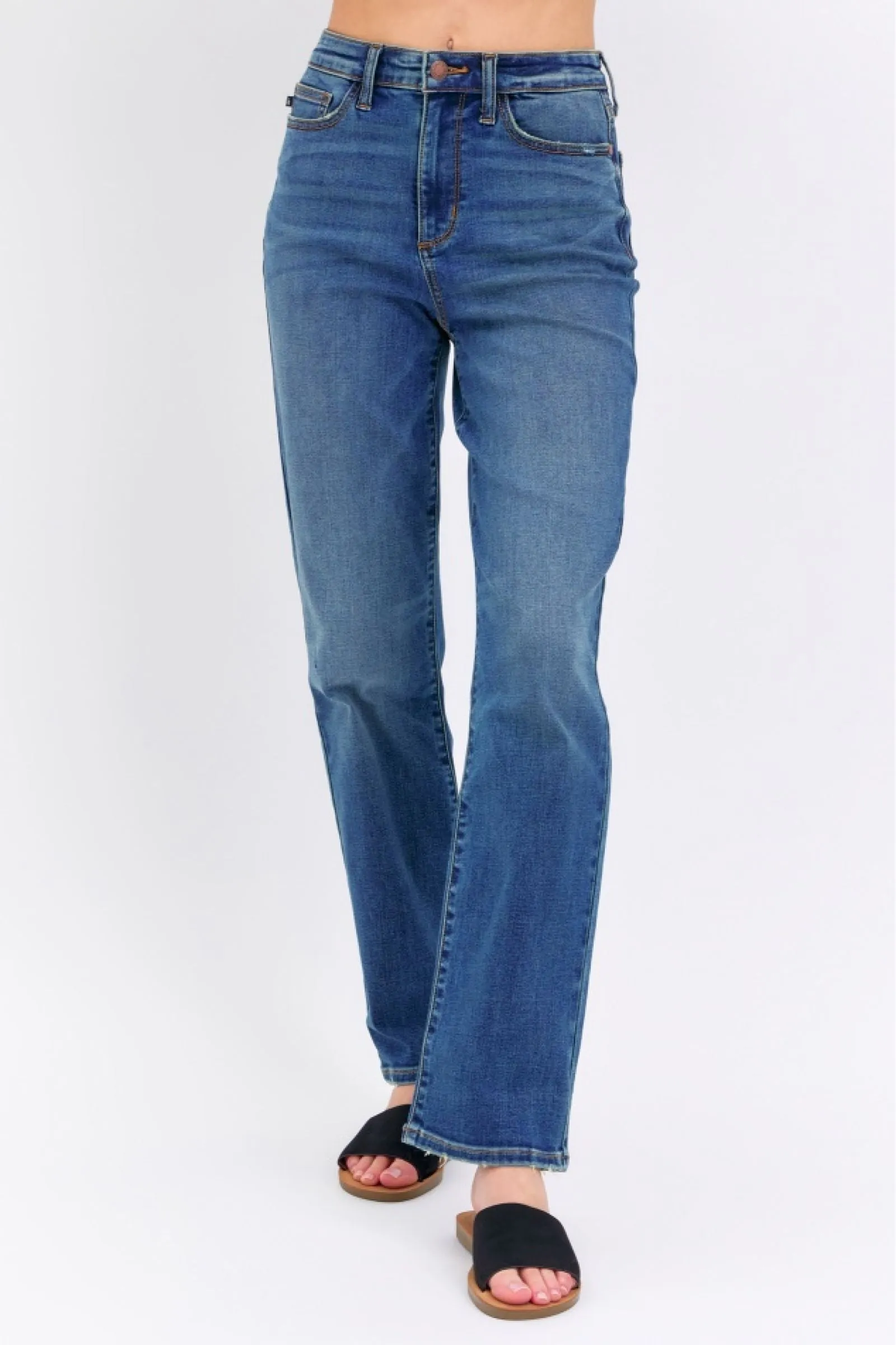 Judy Blue High Waist Straight Denim 8601