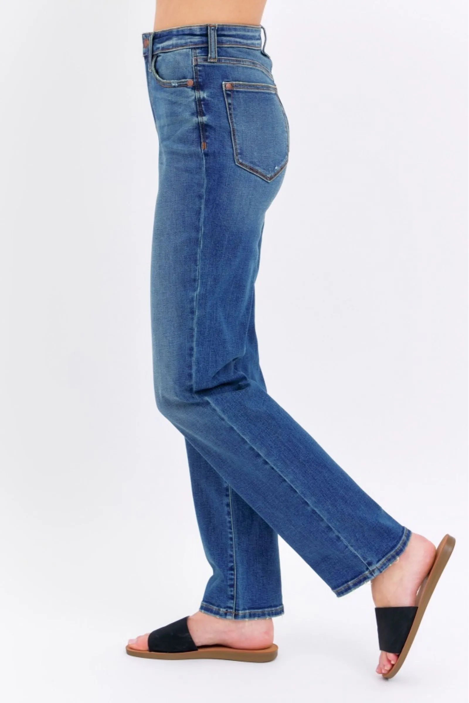 Judy Blue High Waist Straight Denim 8601