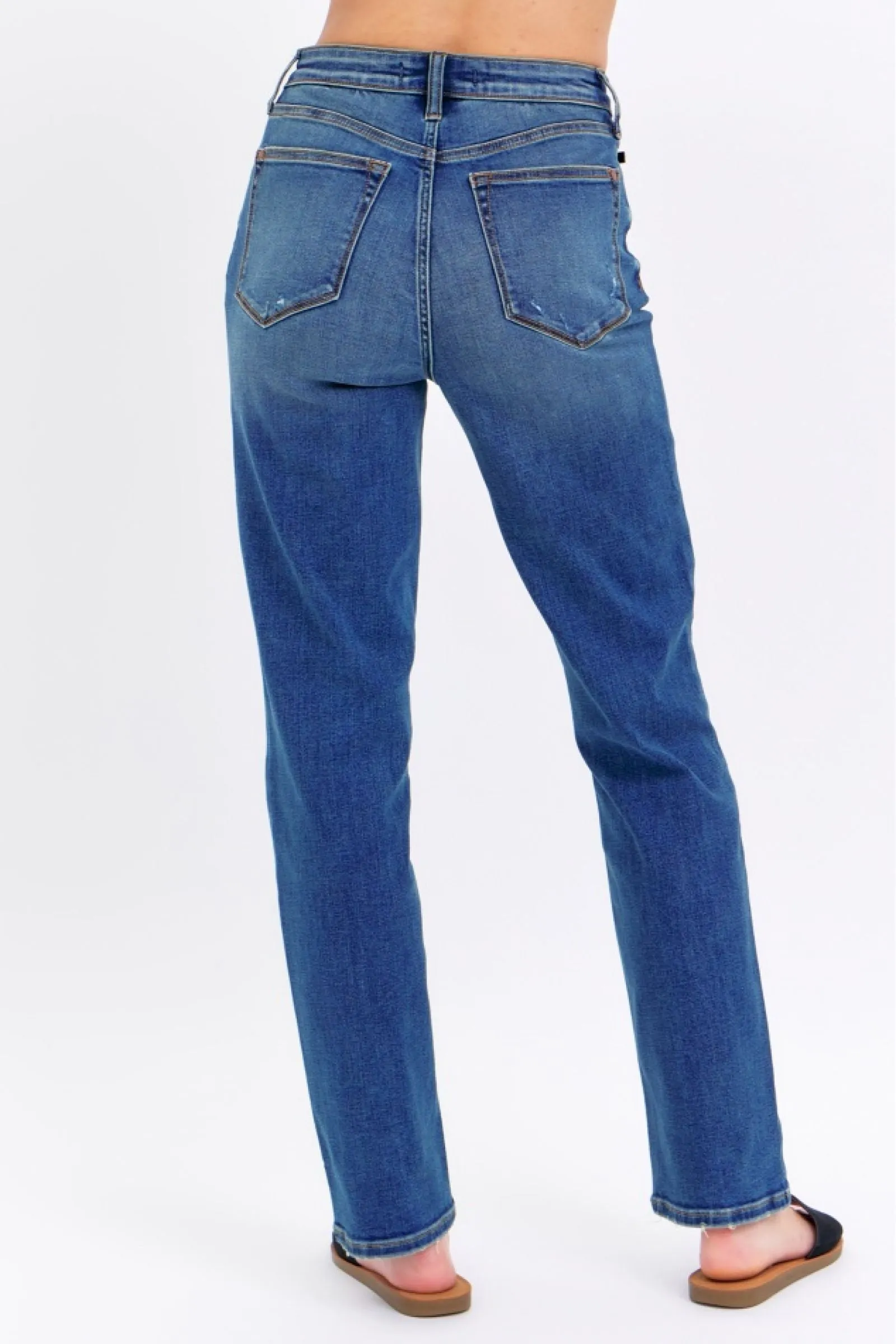 Judy Blue High Waist Straight Denim 8601
