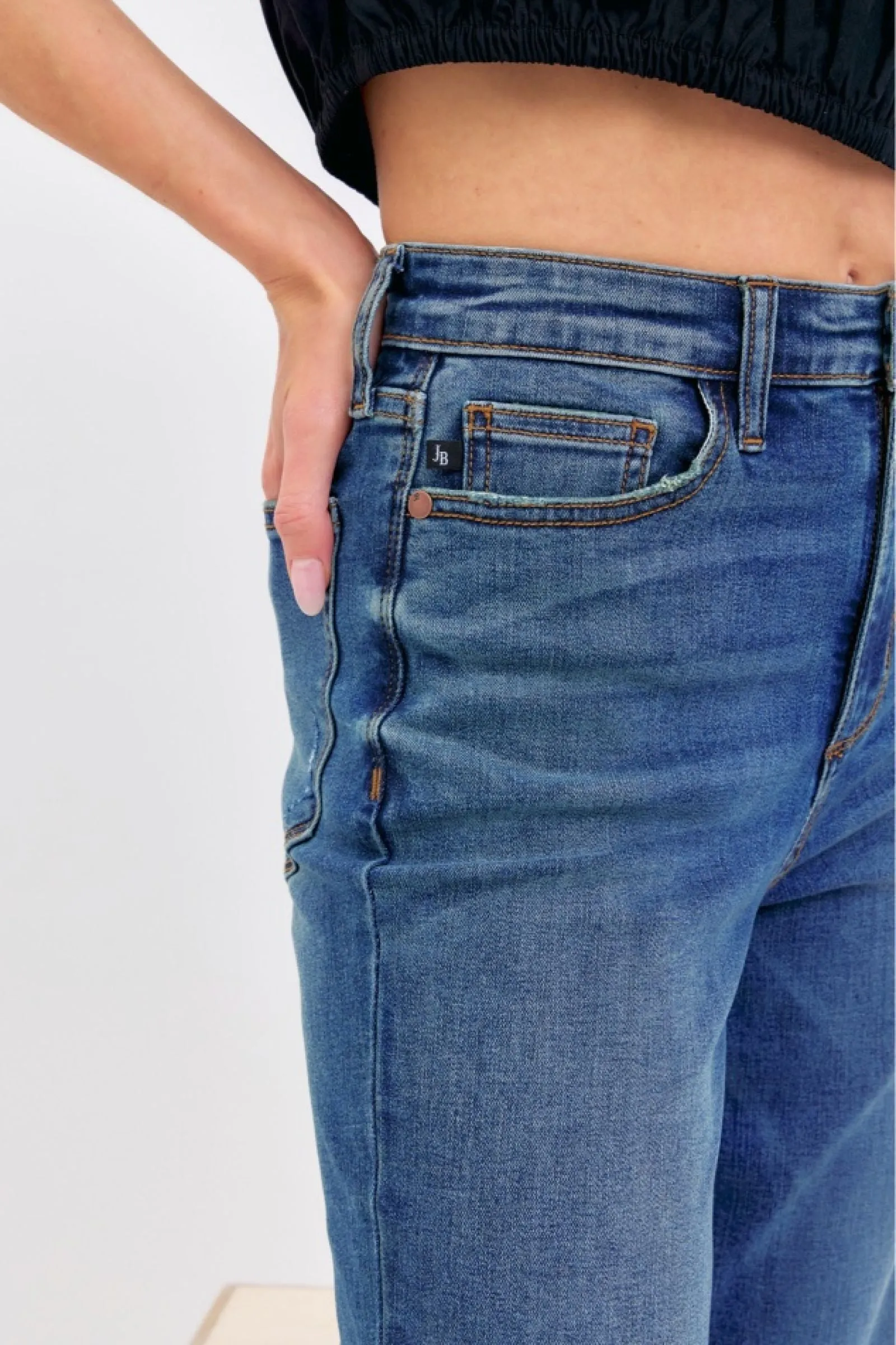 Judy Blue High Waist Straight Denim 8601