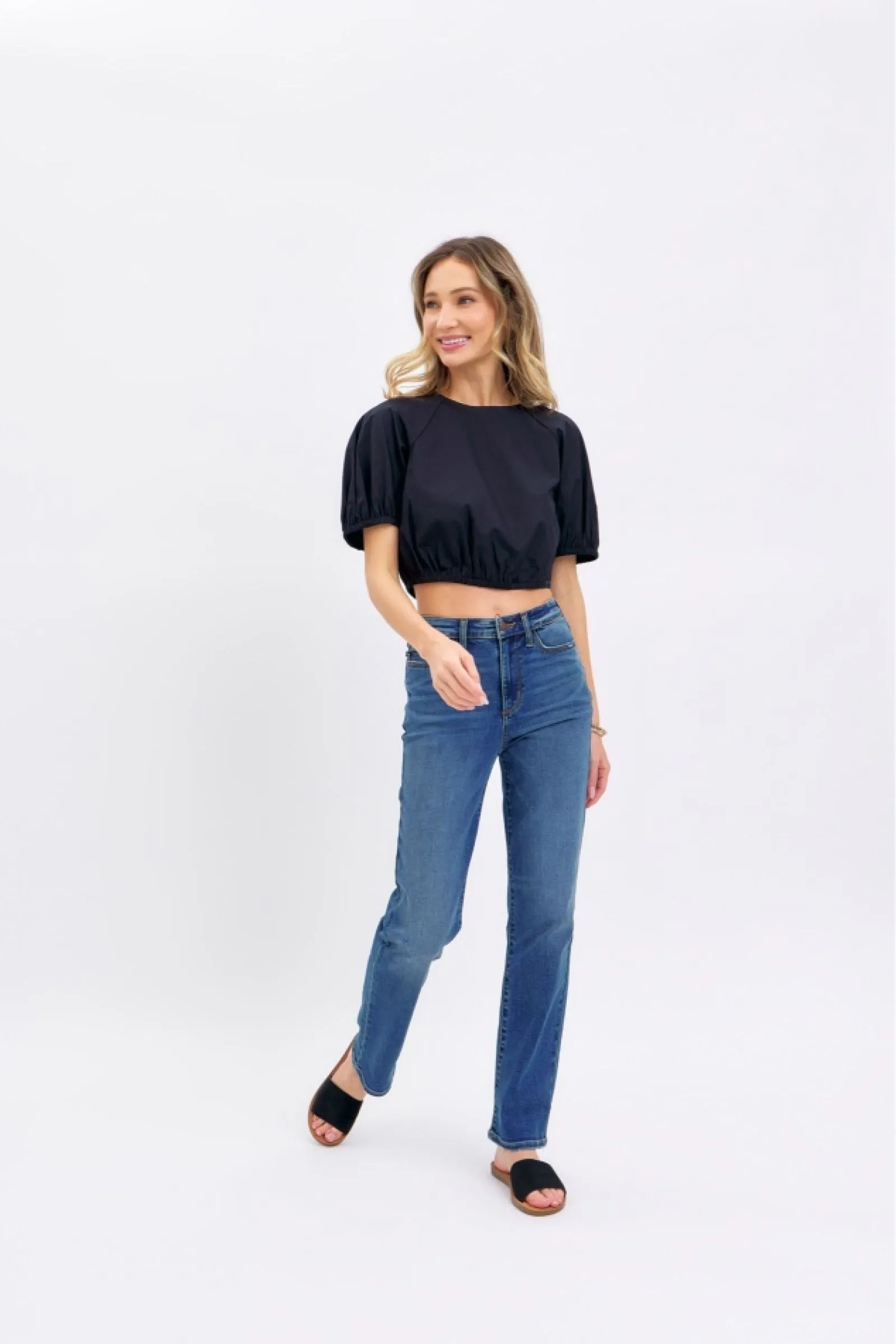 Judy Blue High Waist Straight Denim 8601