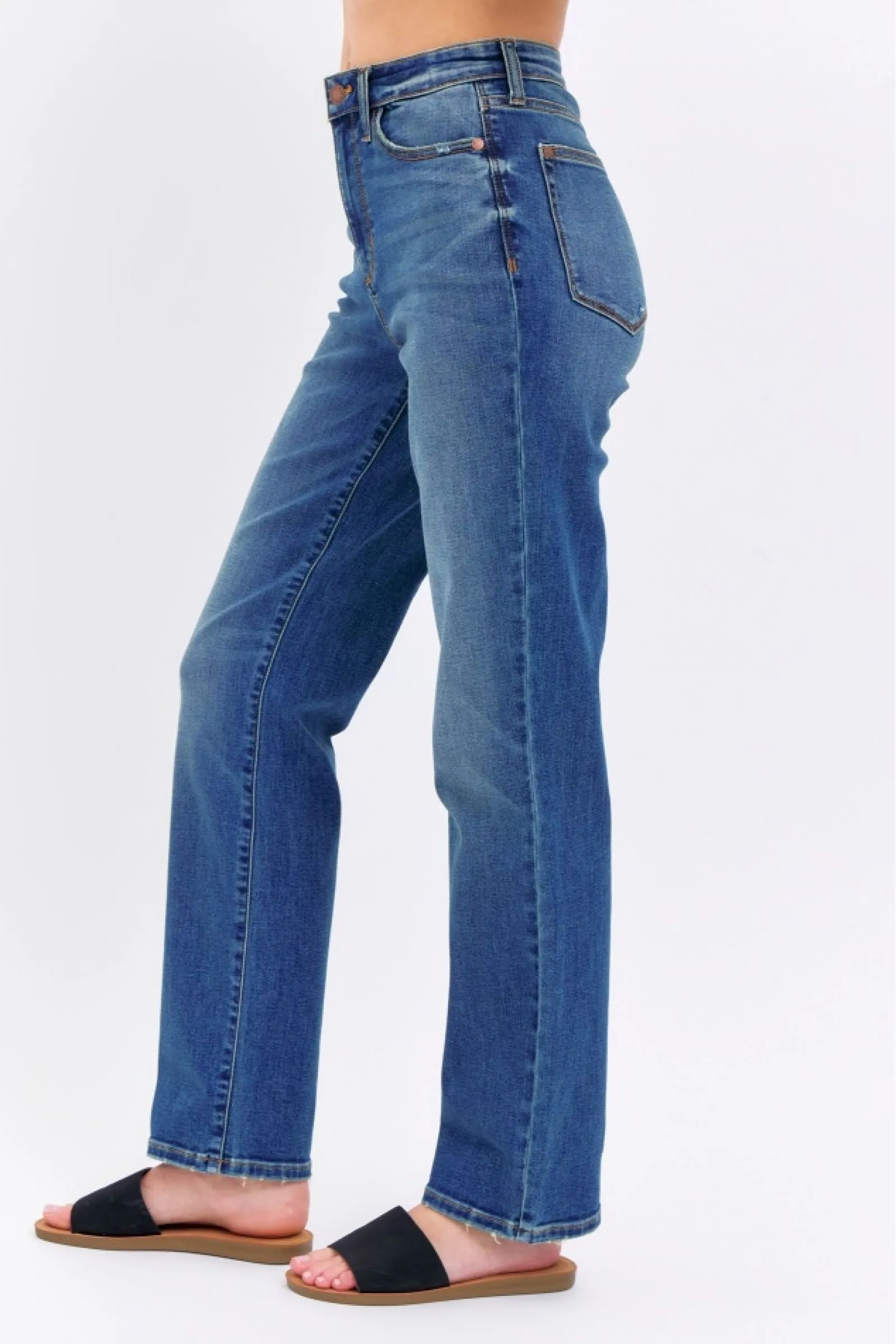 Judy Blue High Waist Straight Denim 8601