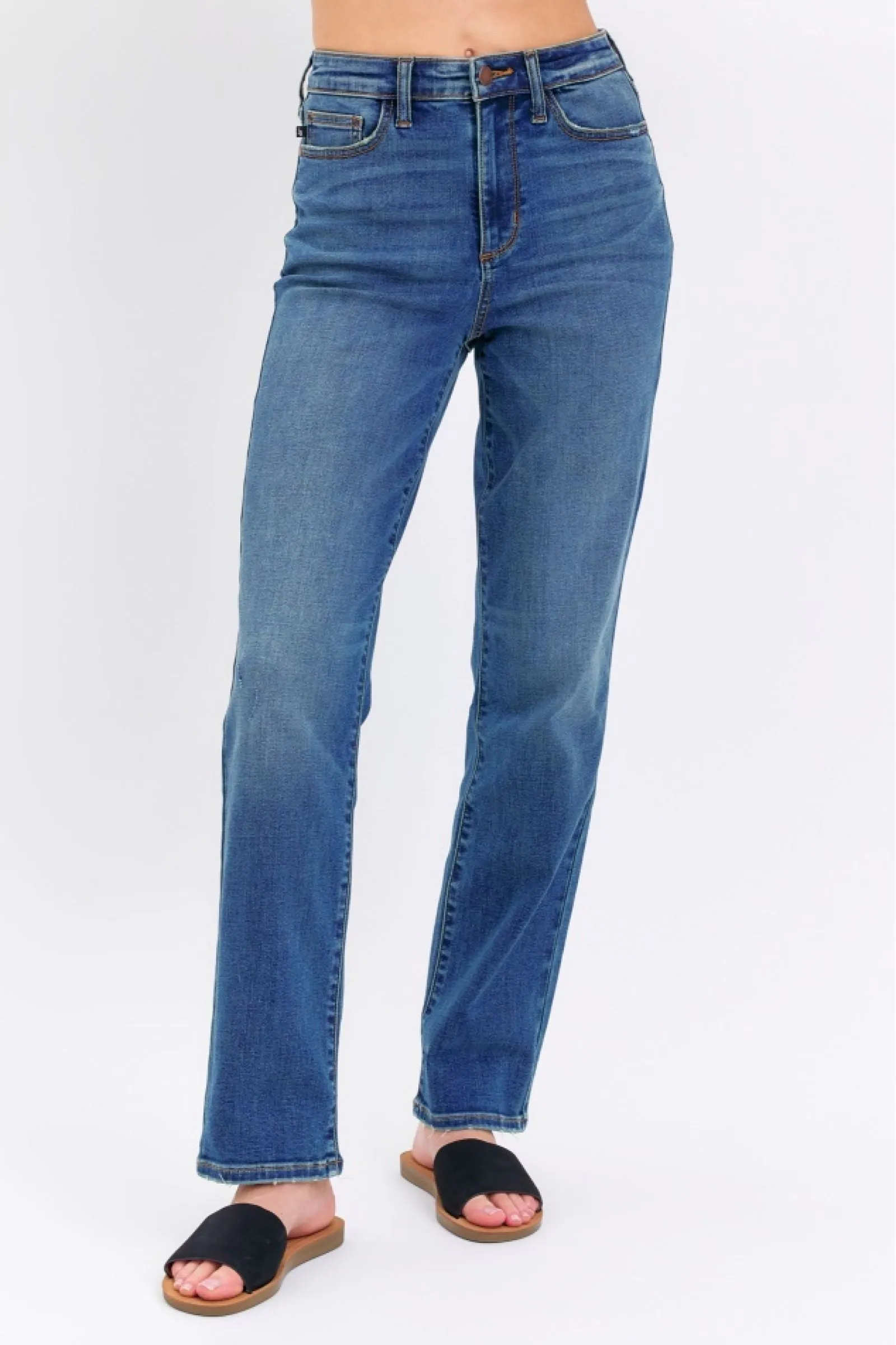 Judy Blue High Waist Straight Denim 8601