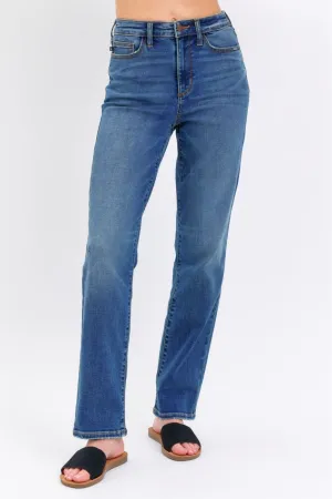 Judy Blue High Waist Straight Denim 8601