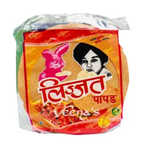 Lijjat Garlic Papad 200g