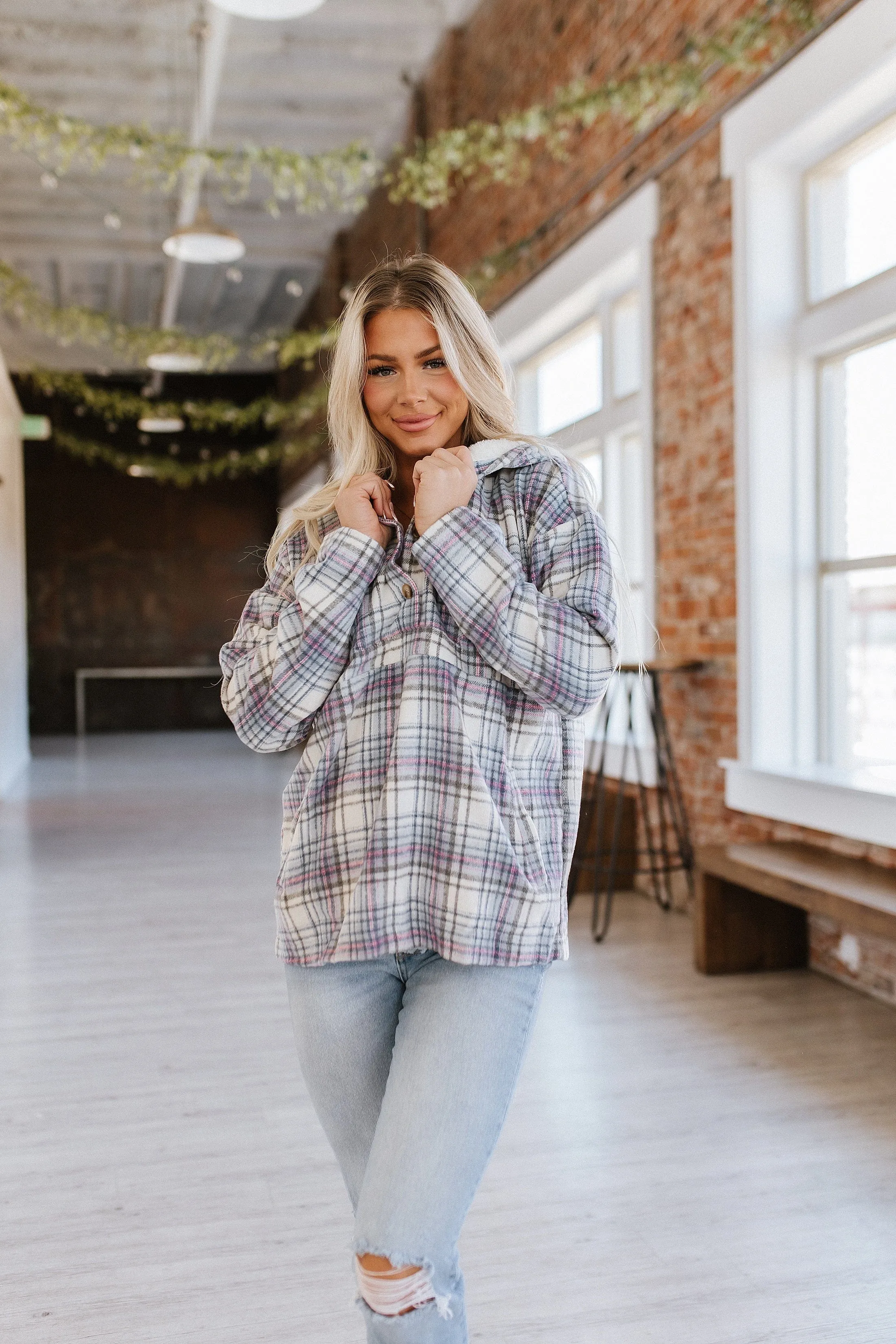 Lorelai Plaid Pullover Hoodie | S-2XL | PRE ORDER