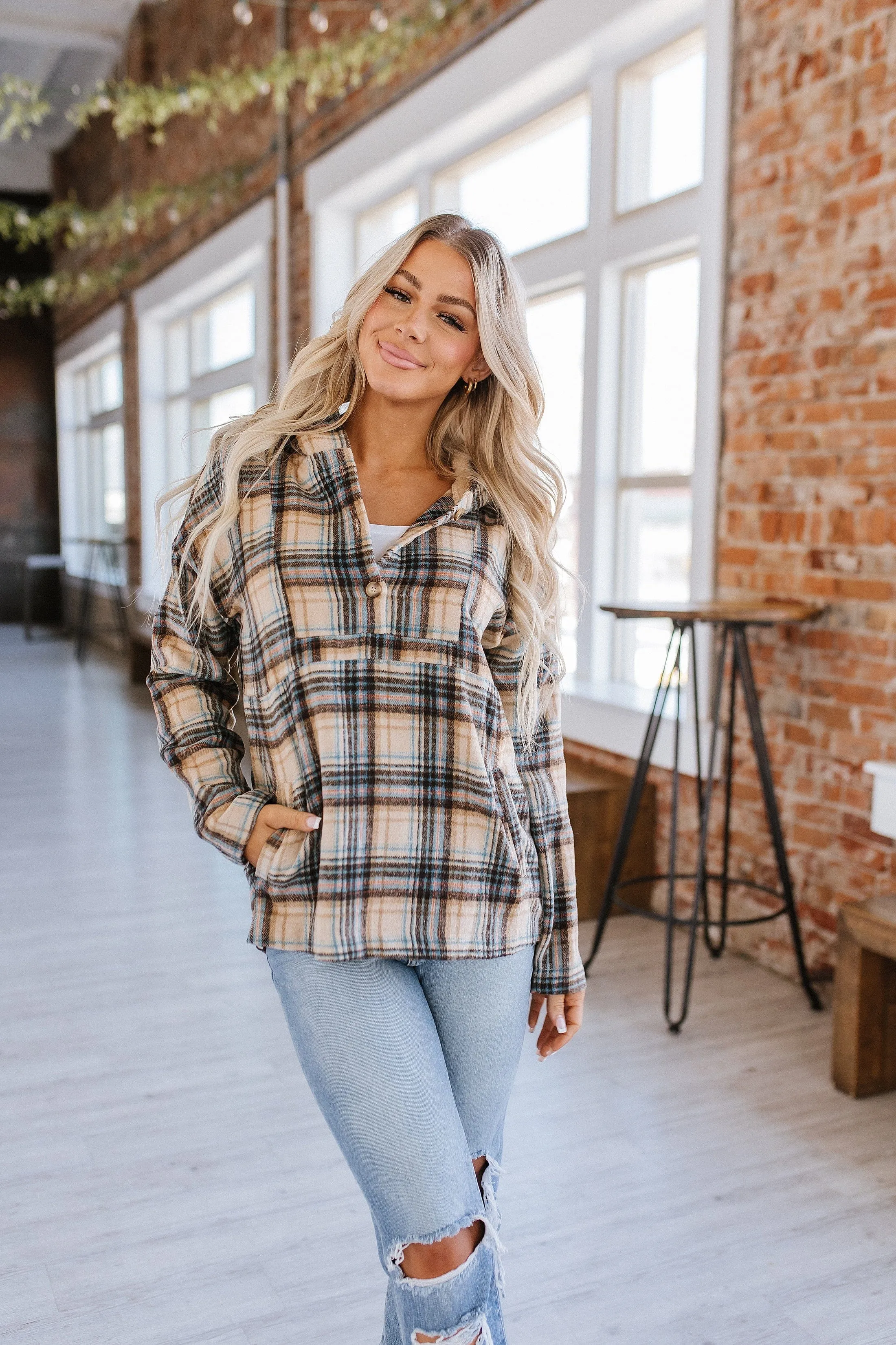 Lorelai Plaid Pullover Hoodie | S-2XL | PRE ORDER