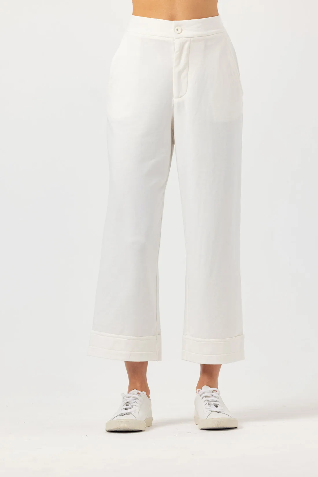 LUCIA CROPPED PANT - COCONUT MILK