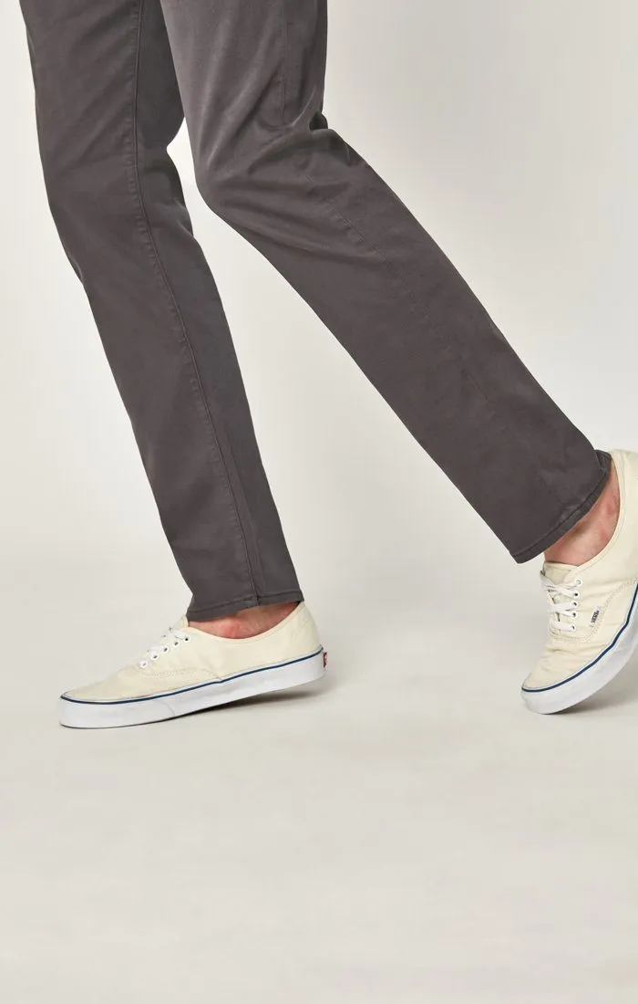 MARCUS SLIM STRAIGHT LEG IN BLACKENED PEARL SATEEN