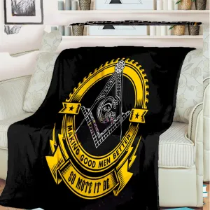 Master Mason Blue Lodge Blanket - Eye Of Providence 3D Printed