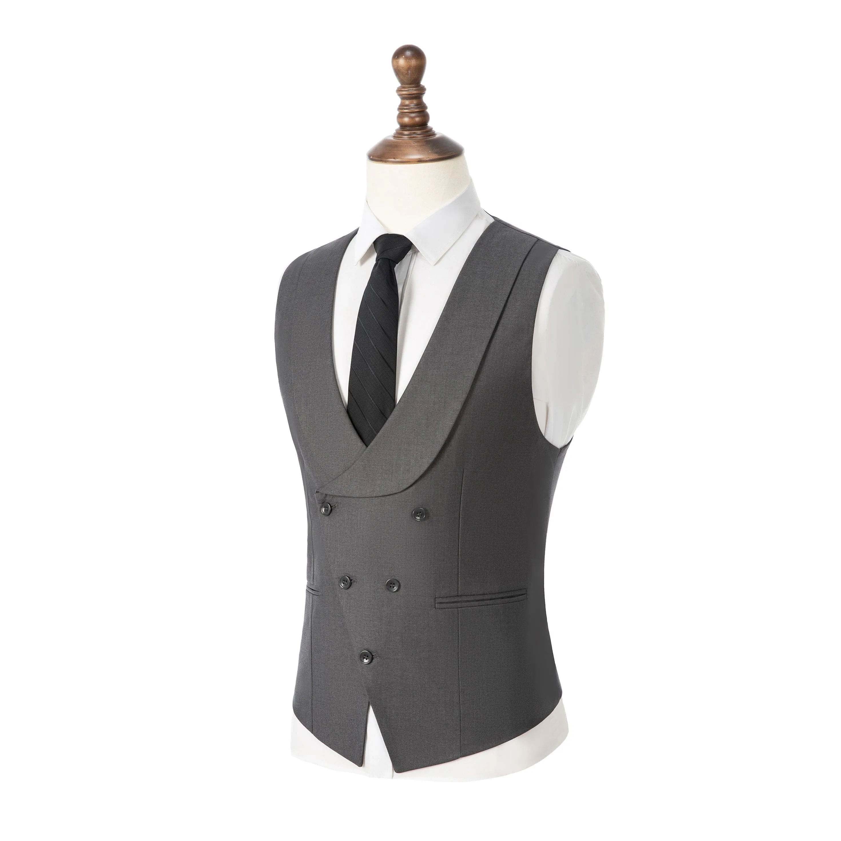 Men's 3 Piece Suits Slim Fit Notch Lapel Western Tuxedos (White Blazer Vest  Pant)