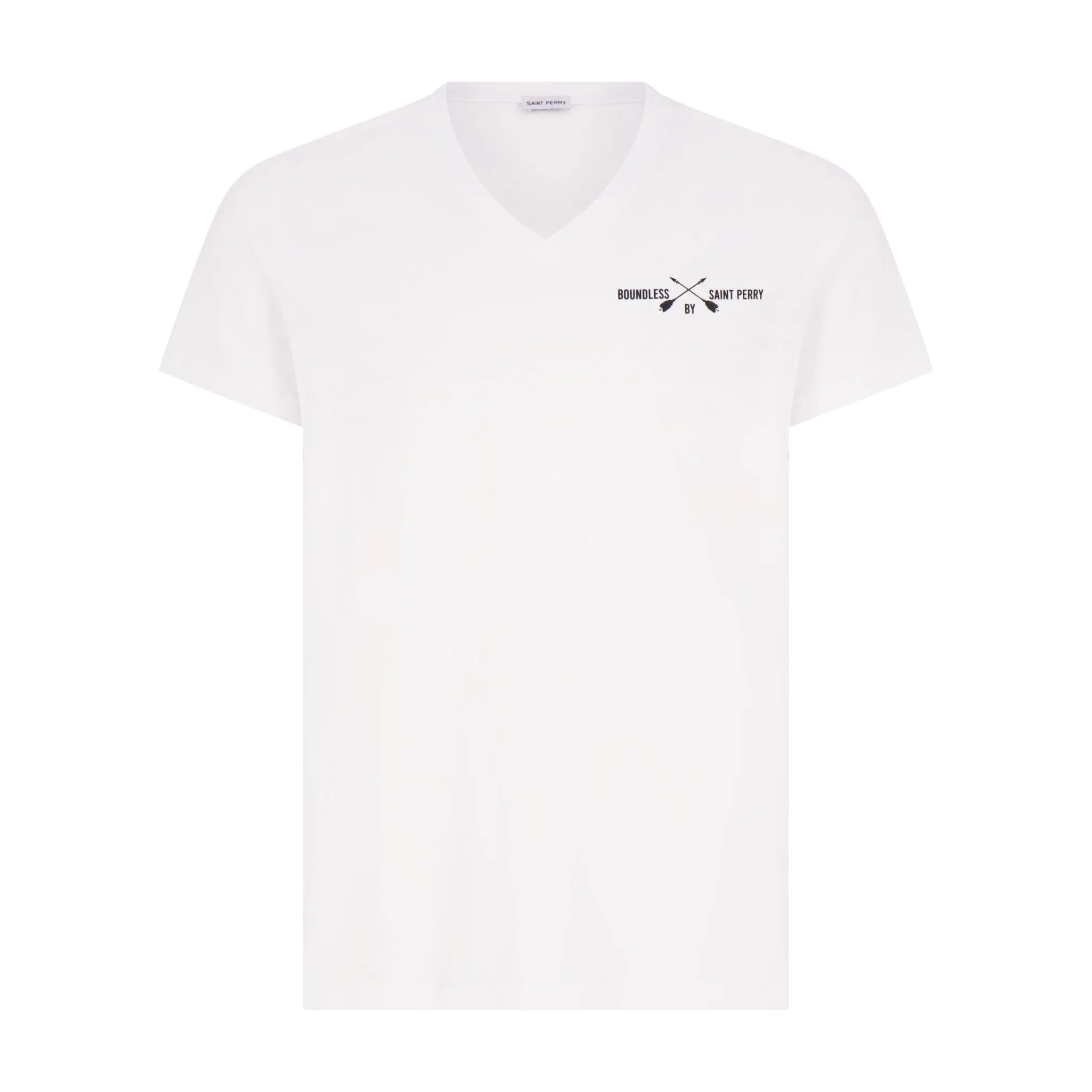 Men's V-Neck White T-Shirt
