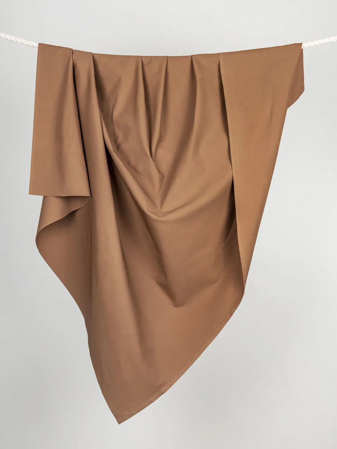 Midweight Organic Cotton Canvas - Caramel